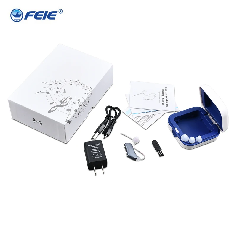 16 Channel Digital Hearing Aids Rechargeable Audifonos Sound Amplifier Professional Hearing Aid BTE Audifonos for Deafness