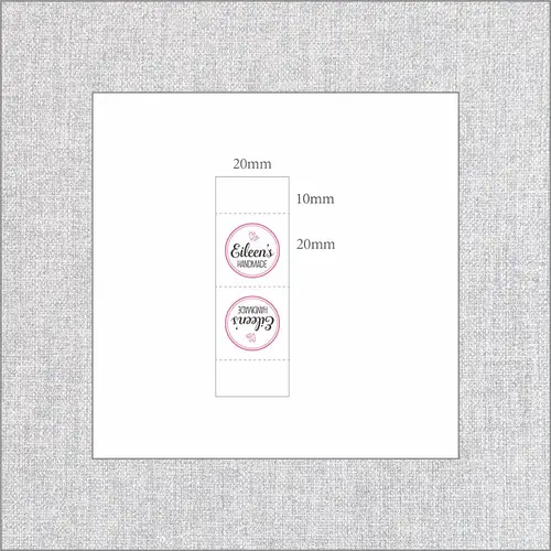 Twill Clothing Labels, Personalized Brand, Custom Logo, Cotton Tags, Business Name, Handmade, Washable, 20mm X 60mm(2041) - Image 3