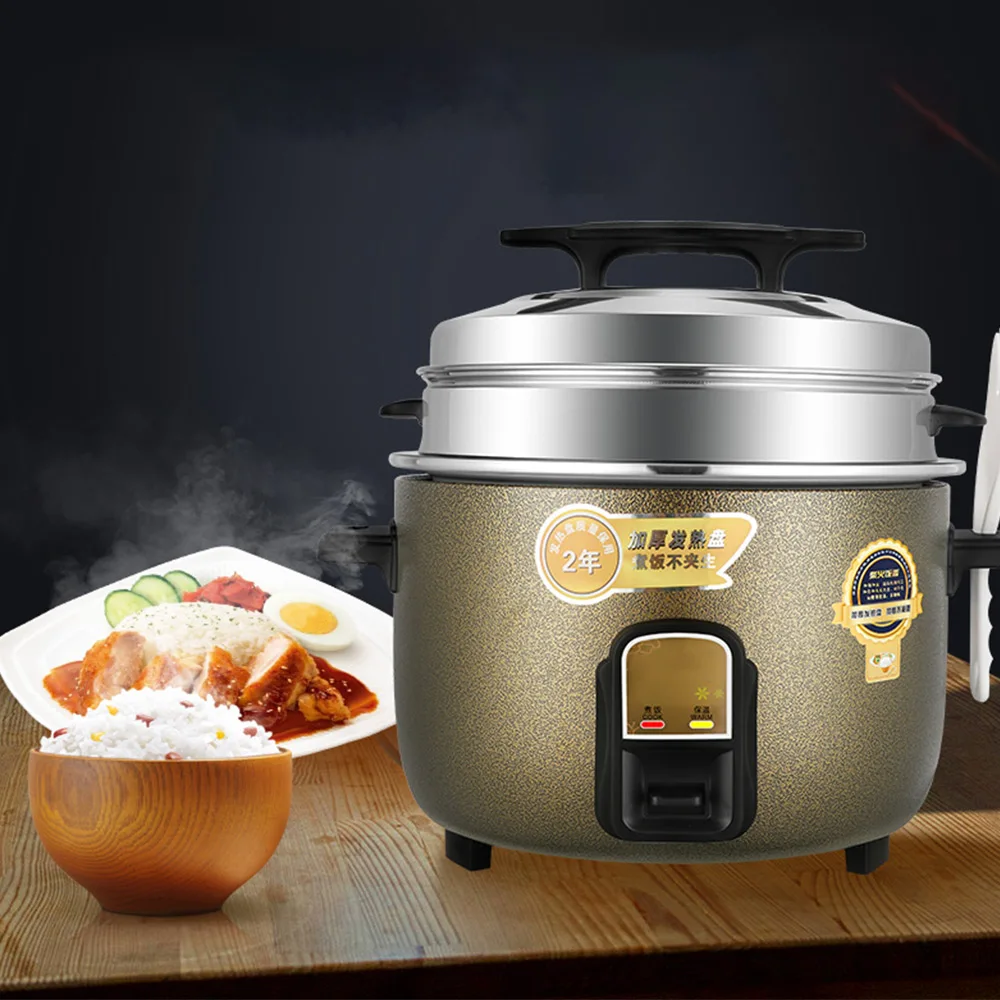 10L Commercial Rice Cooker Canteen Sushi Restaurant Hotel Large Capacity Rice Cooker Large Nonstick Rice Cooker For 10-15 People