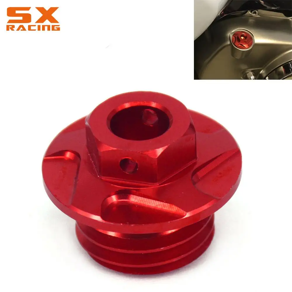 CNC Oil Filler Cap Plug For Honda CRF250R CRF450R CRF250L CRF250M CRF CR 125R 150R 250R 250L 250M 450R 450X 1000L TRX450R
