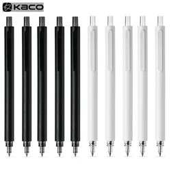 Kaco Raketen gel Stift 0,5mm schwarz/dunkelblau Tinten presse Stift schnell trocknen Zeichen Stift Gel-Tinte Briefpapier für Büros chule/Nachfüllungen