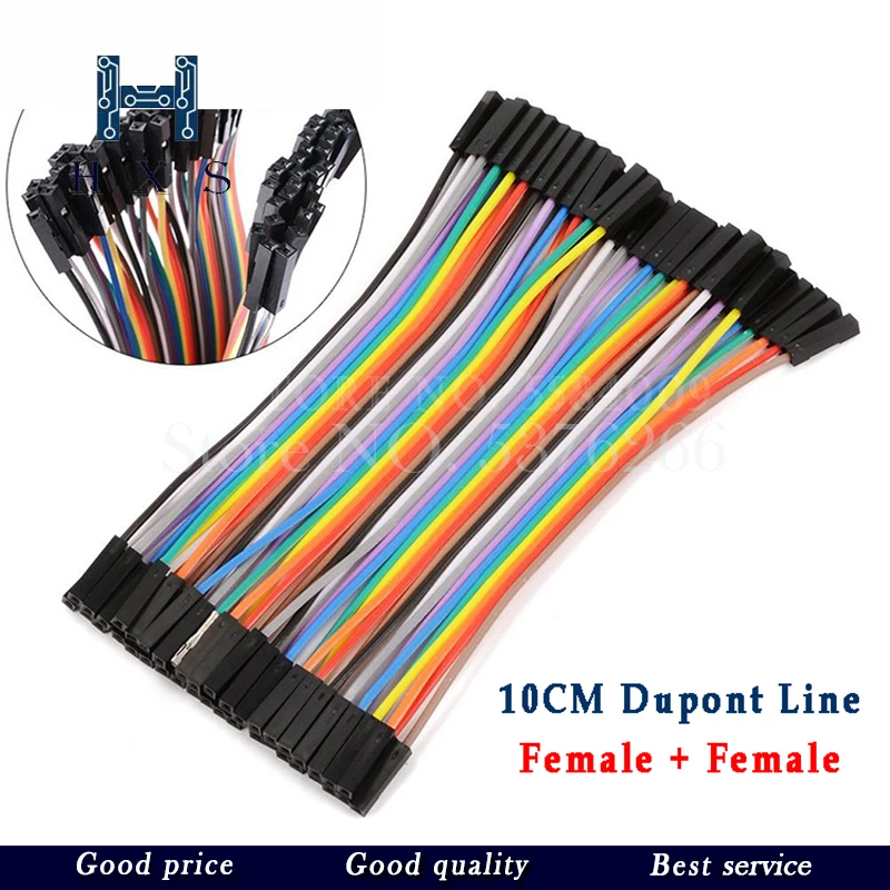 40-120pcs Dupont Line 10CM 40Pin Male to Male + Male to Female and Female to Female Jumper Wire Dupont Cable for Arduino DIY KIT