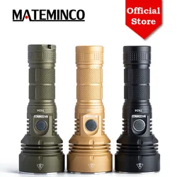 MatMinco-懐中電灯tk04,ハイ,強力,LED,13500lm, 21700, 18650,USB type-c,充電式,4個