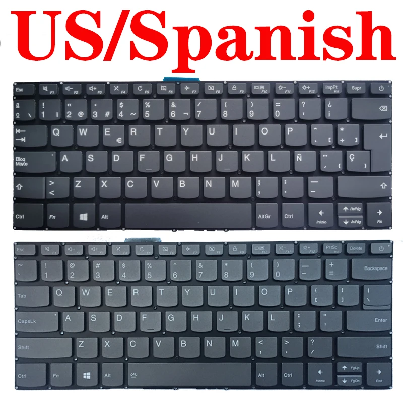 

New US/SP/Spanish Laptop Keyboard for LENOVO IdeaPad S145-14 S145-14IWL 320-14ISK 320-14IKB 120S-14IAP 320S-14IKB 320-14AST