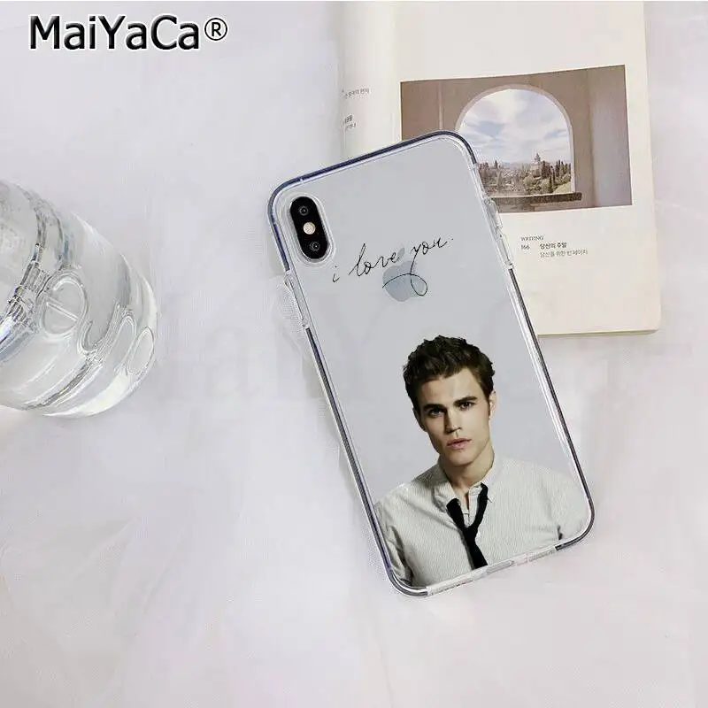 MaiYaCa The Vampire Diaries Stefan Damon Salvatore Phone Case for iphone 12 pro max SE 2020 11 pro XS 8 7 6 6S Plus X 5 5S SE XR