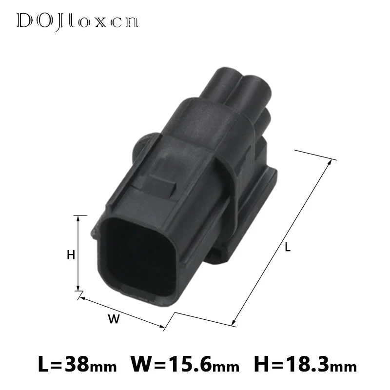 1/5/10/20/50 Sets 4 Pin 1.0mm Black Male Female Plug For Honda Oxygen Sensor Automobile Waterproof Connector 6188-4776 6189-7039