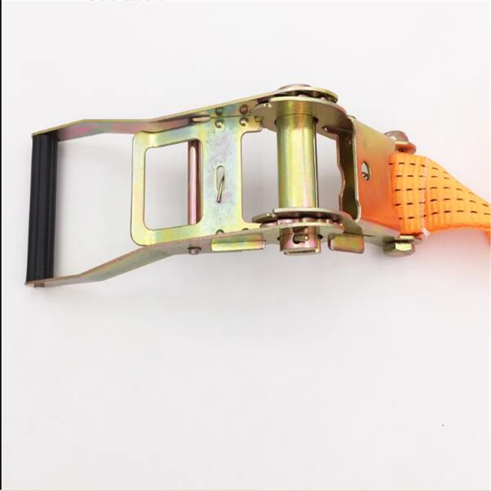 

2 Inch 5CM Wide Ratchet Hookless Tensioner Bundler Bundled Tape Tie Belt Cargo Fixed Polyester Webbing