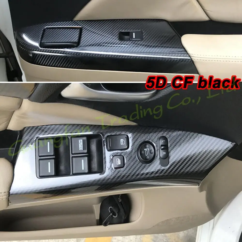 3D 5D Carbon Fiber Car Styling Interior Cover Console Color Sticker Decals Products Part Accessories For Honda Odyssey 2004-2008