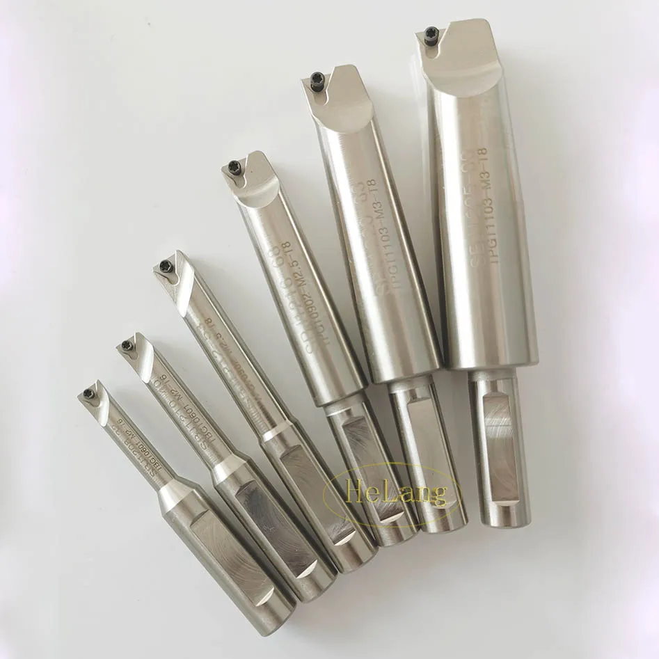 New MT3 M12 arbor F1 -12 50mm boring head & shank 12mm 6pcs borng bars+ 30pcs carbide inserts