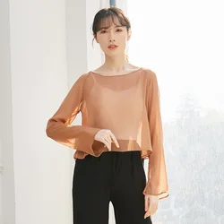 Volwassen Losse Oosterse Latin Buikdans Top Transparante Blouse Shirt Kostuum Voor Koop Vrouwen Dansen Kleding Danser Slijtage Kleding