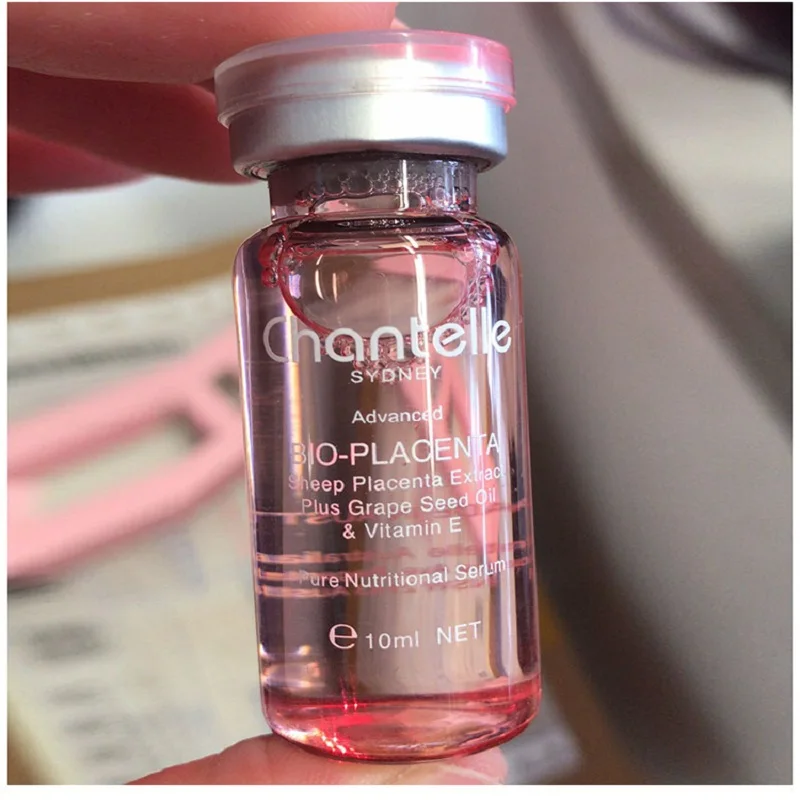 Original Australia Chantelle Pink BioPlacenta Serum 10ml Advanced Sheep Placenta for Age Spots Brighten Firming Skin Radiance