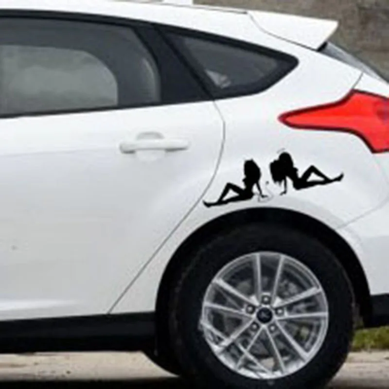 7cm*20cm Personalized Car Stickers Decals Bumper Sticker Cover Scratches Beauty Temptation To Angels And Demons Car Styling