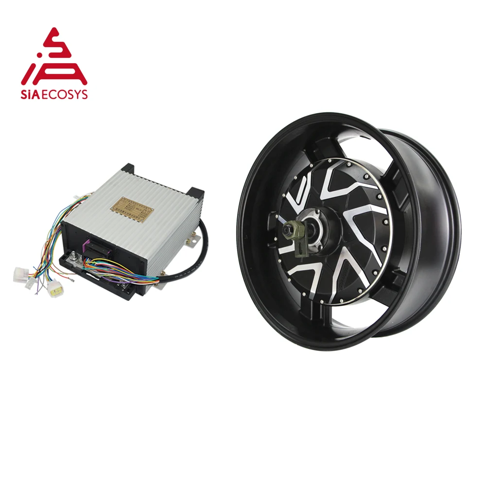 

QS MOTOR 17X6.0inch 12000W V4 96V 157kph Peak Hub Motor Match APT96800 Controller Kit For Electric Motorcycle