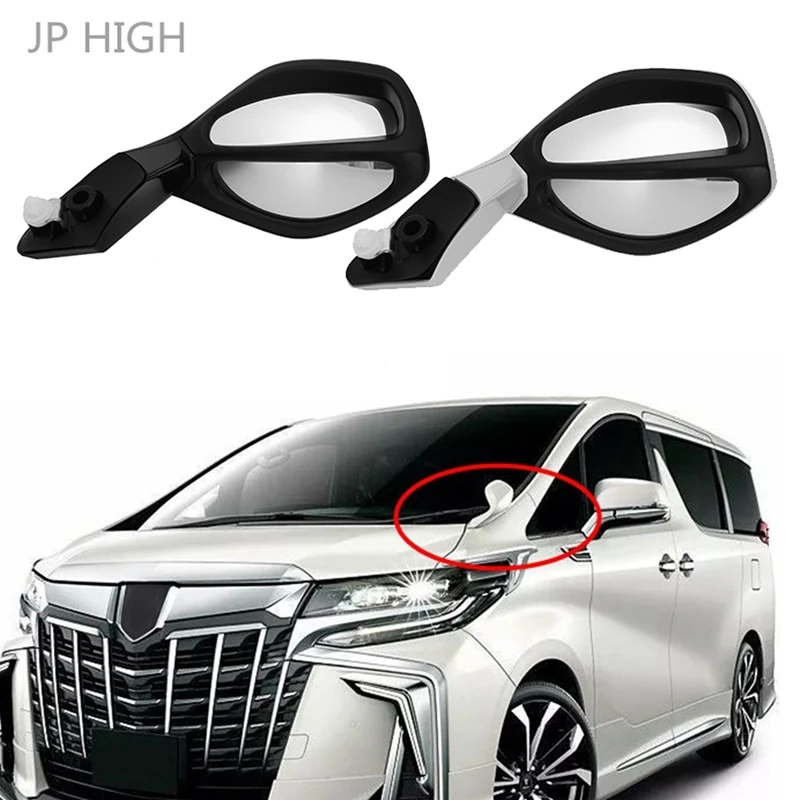 

Car RHD Rearview Mirror Front Sand Board Mirror Modification Accessories for Toyota Alphard 30 Series 2015-2020