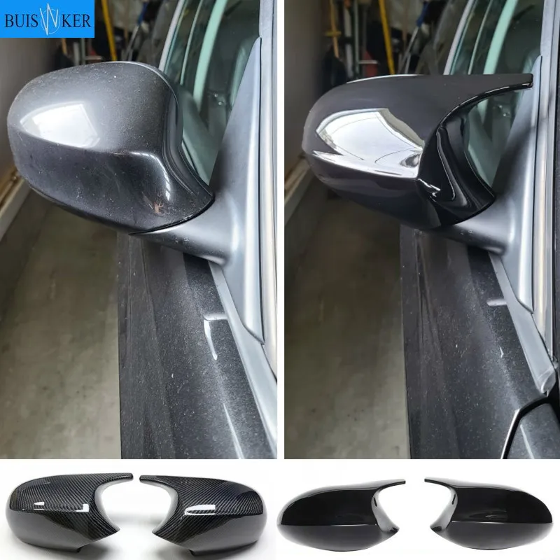 

For BMW 3 Series E90 E91 2008-2011 E92 E93 2010-2013 Carbon Fiber/ABS Mirror Cover Car Rearview Mirror Cap Cover