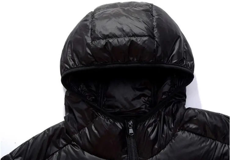 2026 Men's Lightweight Warm Coat, Winter Parkas Jacket Royal Blue Black Gray Red Green Male Light and Thin Coats