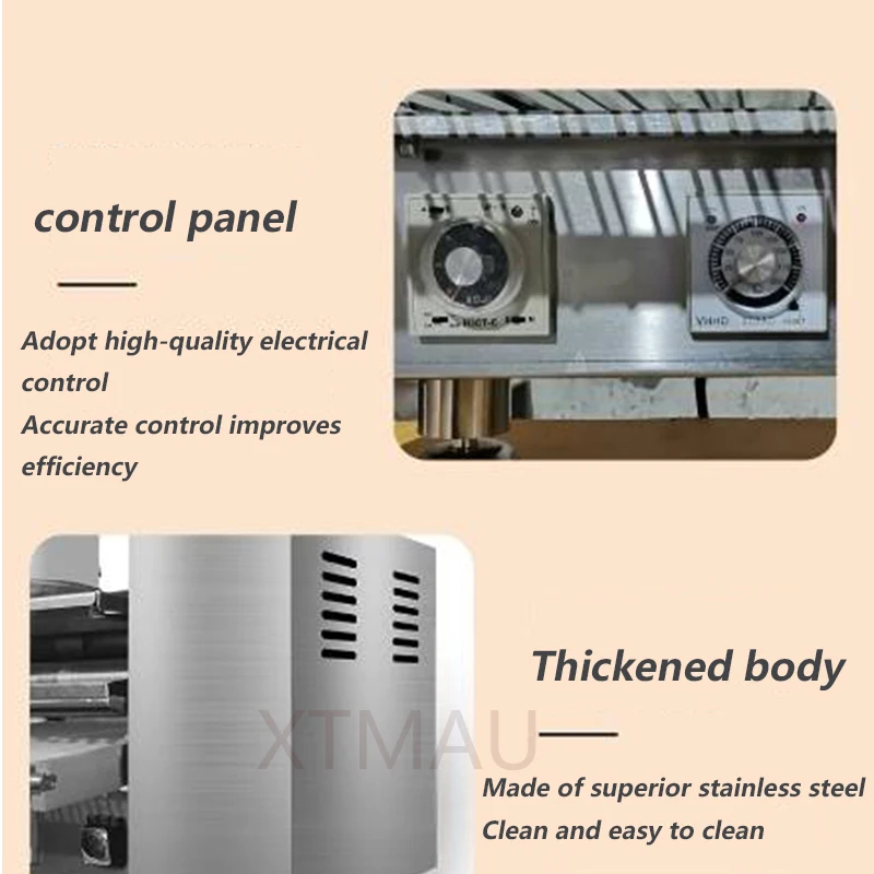 Single Row Commercial Cake Making Machine Electric Mini Layer Crepe and Pancake Maquina Para Tortilla Maker