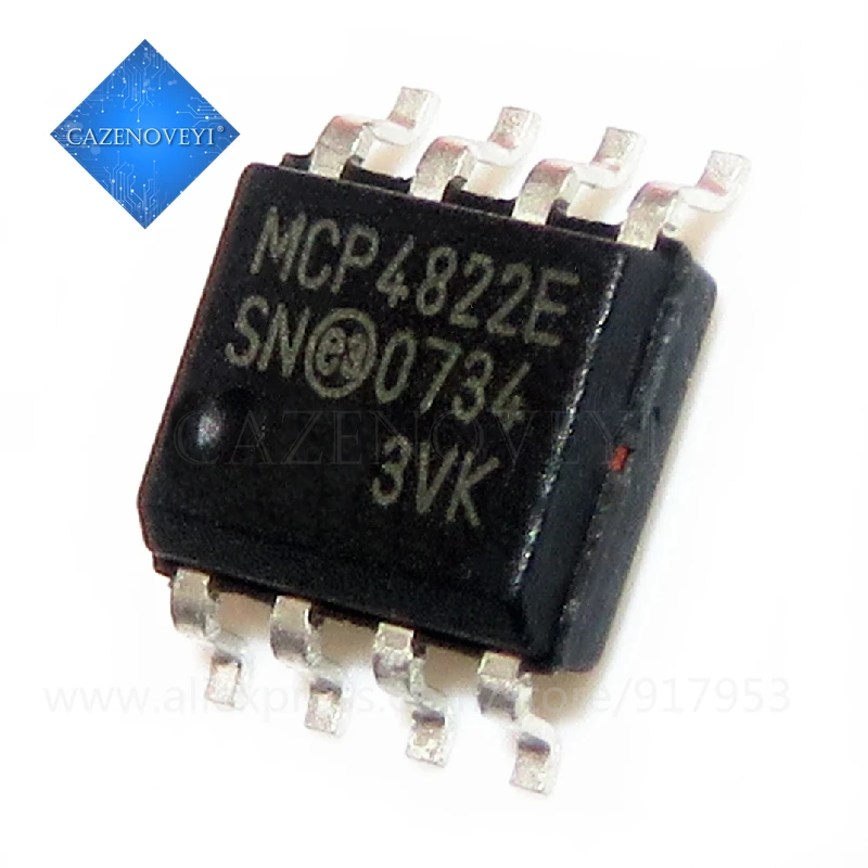 5pcs/lot MCP4822-E/SN MCP4822 SOP-8 In Stock