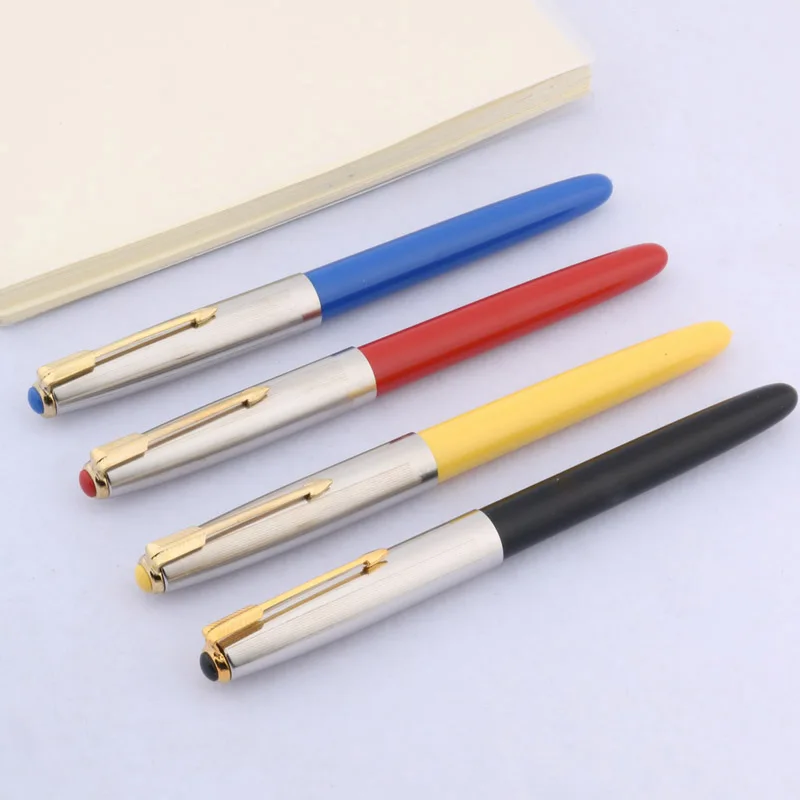 luxury High quality brand HERO 616 Fountain Pen color gift plastic Extra fine 0.38mm Finance pen Stationery Office Supplies