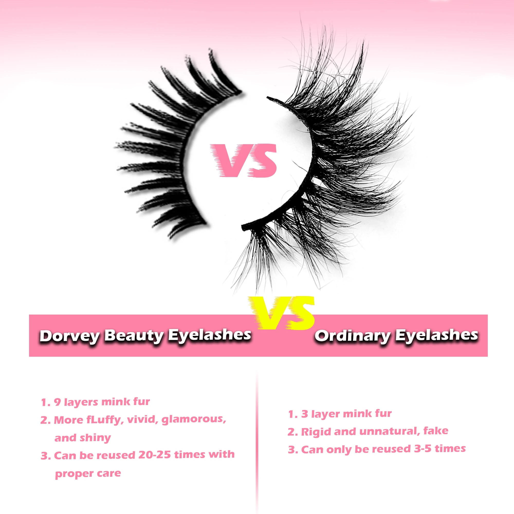 Wholesale Bulk Items Cruelty Free Makeup 5D Wispy Fluffy 3D Mink Hair Natural Long Strip Lashes Fake False Eyelashes Vendors