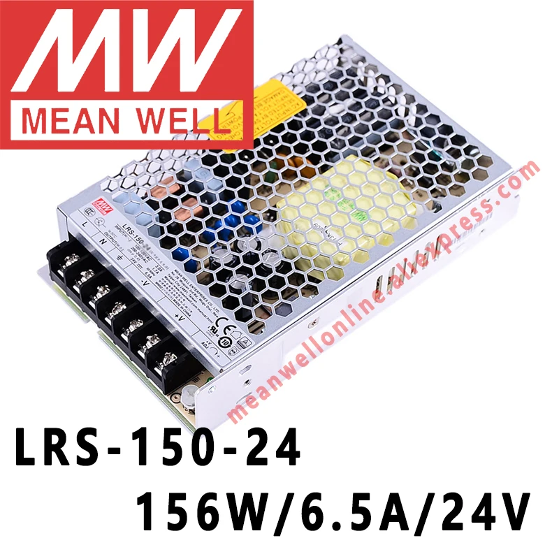 Mean Well LRS-150-24 meanwell 24VDC/6.5A/156W Single Output Switching Power Supply online store