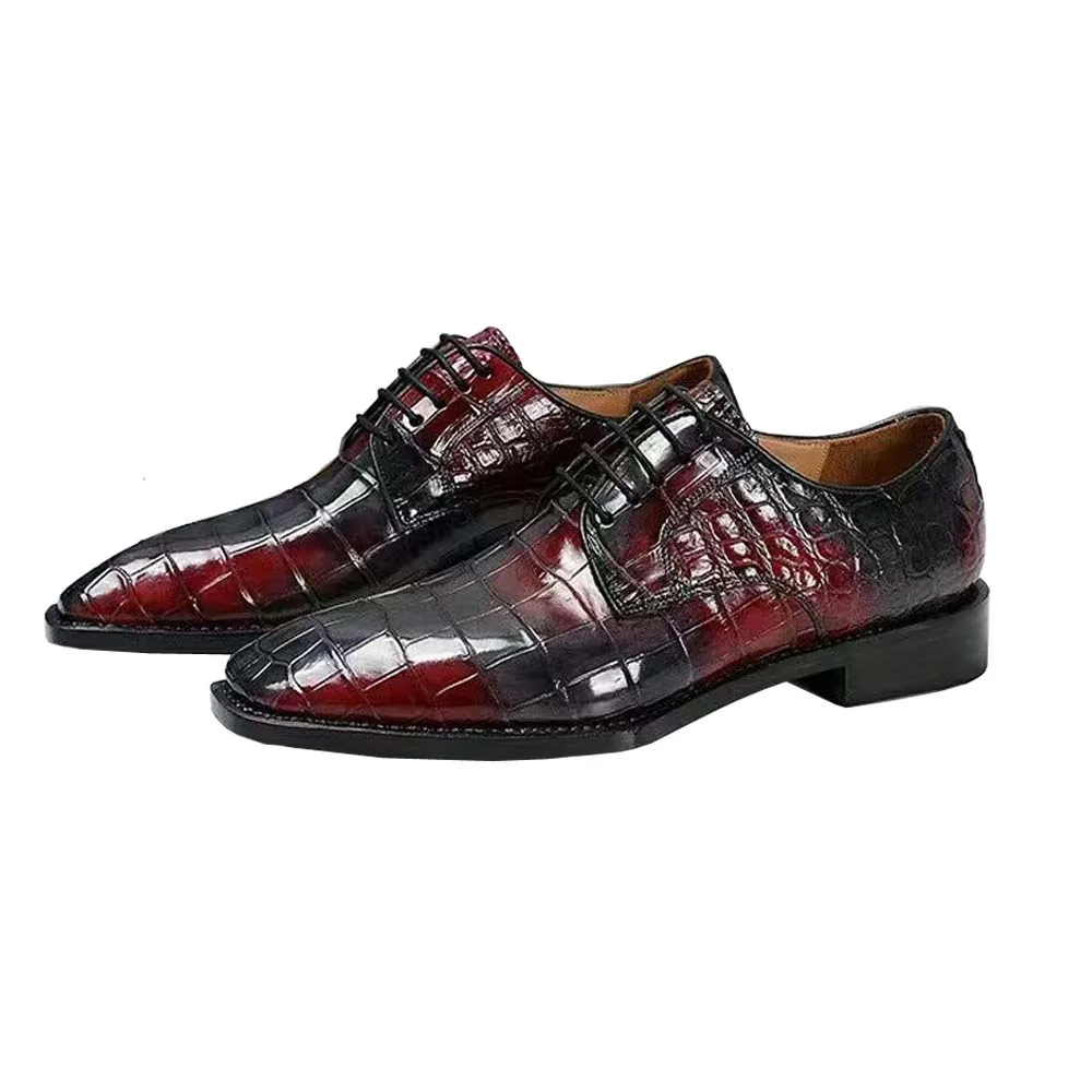 

tianxin men dress shoes male formal shoes crocodile leather shoes male shoes lace up leather sole