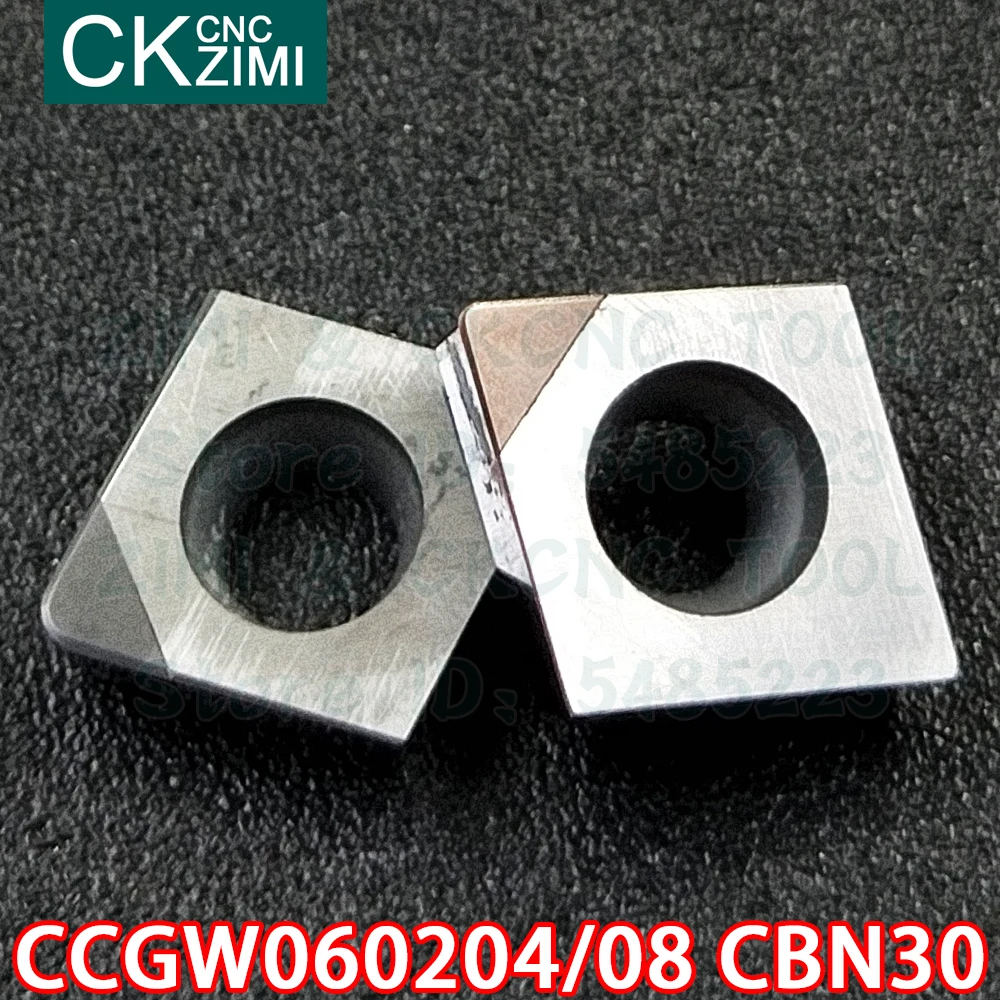 CCMT CCGW09T304 CBN CCMT CCGW09T308 CBN مكعب البورون نتريد CBN إدراج آلة خرط تعمل بالتحكم الرقمي بواسطة الحاسوب أدوات القطع CCMT CCGW 09T3 للصلب الصلب