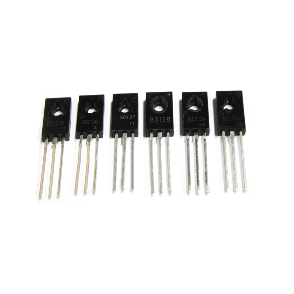 20PCS/LOT BD135 BD136 BD137 BD138 BD139 BD140 BD235 BD236 BD237 BD238 NPN PNP Transistor Triode TO126 TO-126 New Original IC