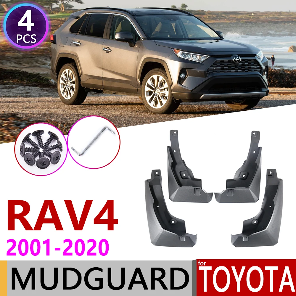 

Брызговики для Toyota RAV4 RAV 4 XA20 20 XA30 30 XA40 40 XA50 50 2001 ~ 2020 Брызговики на крыло Брызговики Аксессуары для брызговиков
