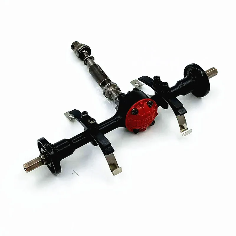 WPL D12 D16 upgrade rear axle metal parts set drive shaft wheel rear gearbox assembly modification accessories