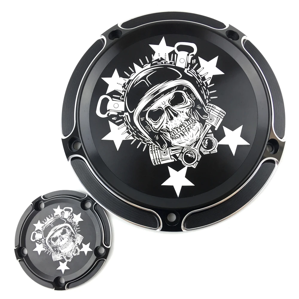 Motorcycle Derby Timing Timer Cover CNC Engine Cover For Harley Touring Electra Glide Dyna Softail Heritage Deluxe 99-2016 2017