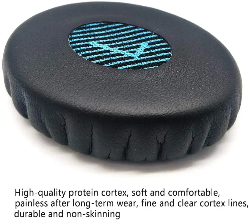 وسائد أذن إسفنجية بديلة متوافقة مع سماعات الرأس Bose SoundLink On-Ear (OE)، On-Ear 2 (OE2)، OE2i و SoundTrue On-Ear (OE).