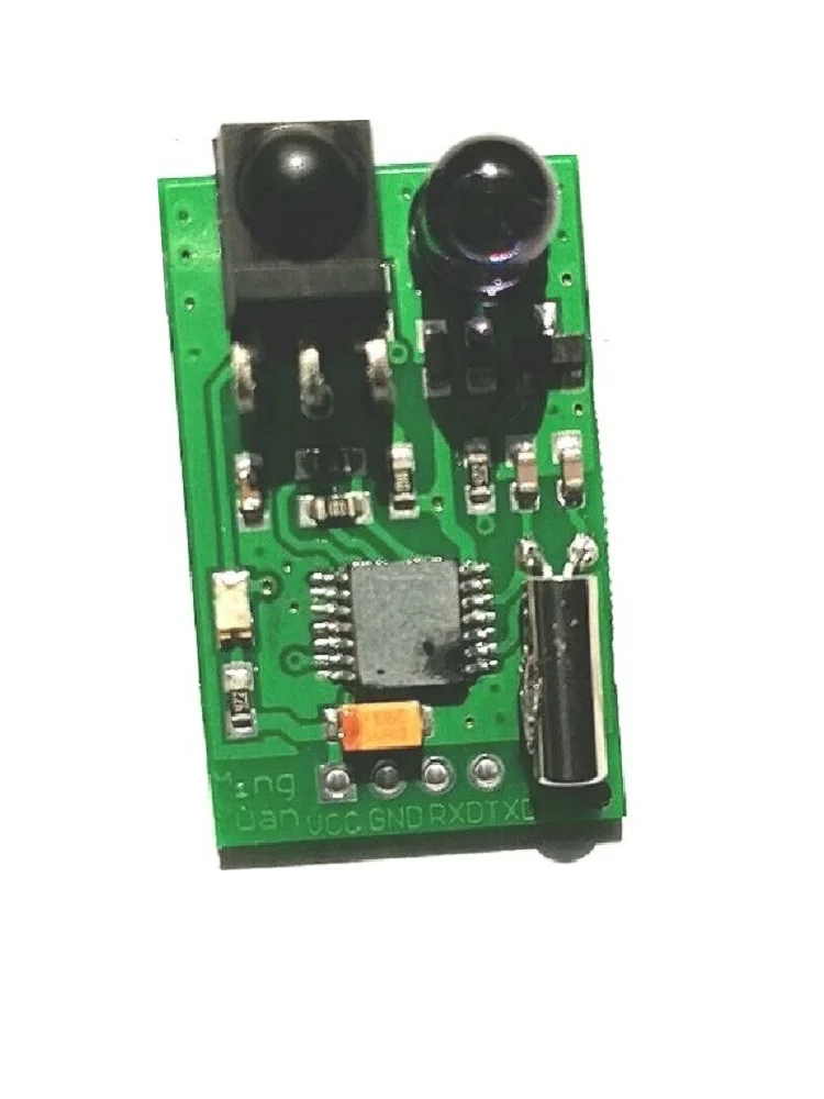 Carrier Frequency 38KHZ Far Infrared Communication Module, Far Infrared to TTL Module GND TXD RXD VCC Transceiver Pair Tube