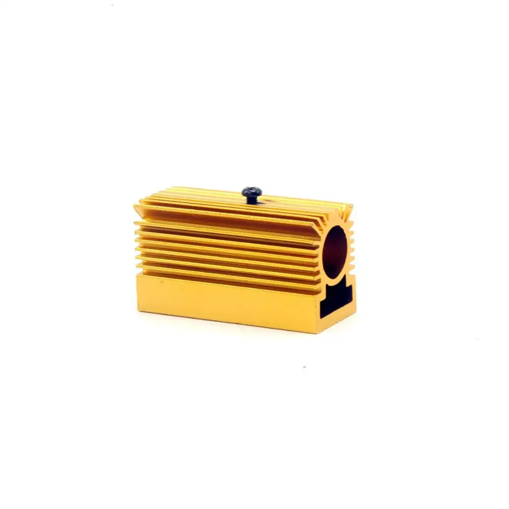 Pemegang Heatsink pendingin Laser aluminium, penghilang panas Radiator jumlah 20x27x50mm UNTUK modul dioda Laser 12mm