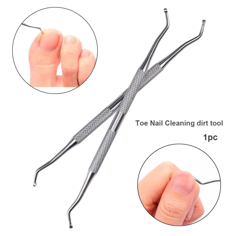 Paronychia Double head Ingrown  Toe Nail Lifter Manicure kit Onychomycosis Pedicure tool