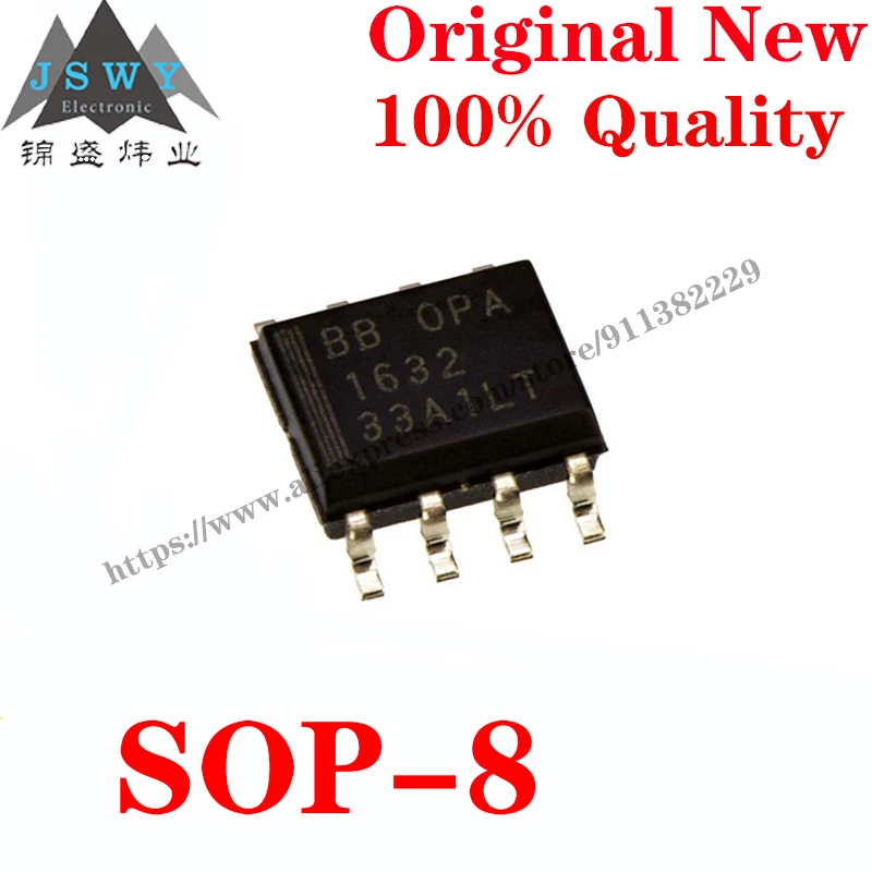 

10~100 PCS OPA1632DR SOP-8 Semiconductor Audio Amplifier IC Chip with for with module arduino Free Shipping OPA1632