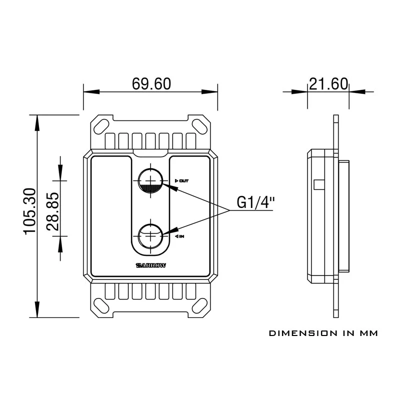 Barrow CPU Water Block For AMD AM4/AM3+/AM3/FM2  Cooling ARGB Processor Cooler 2.0 5V Light ,Black White ,LTYK3A-04 V2