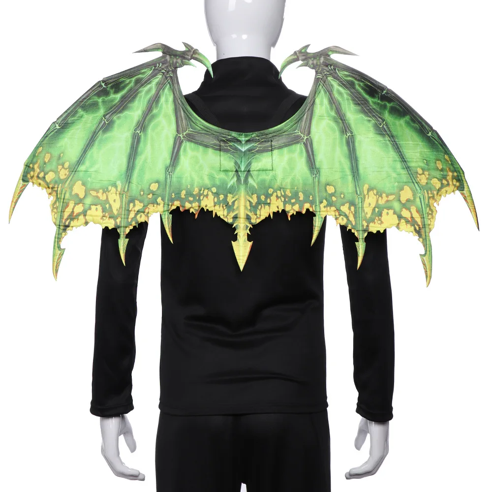 2021 Carnaval Halloween Dragon Wings Oranje Rood Groen Volwassen Nieuwe Non-woven Cosplay Wing Carnaval Props