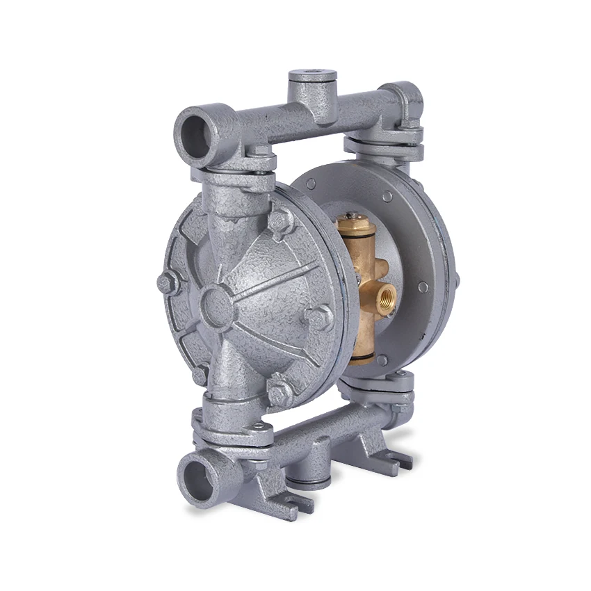 1PC QBY-15 Hot Sale 1/4inch 0-1m3/h Aluminum Pneumatic Diaphragm Pump With NBR Diaphragm