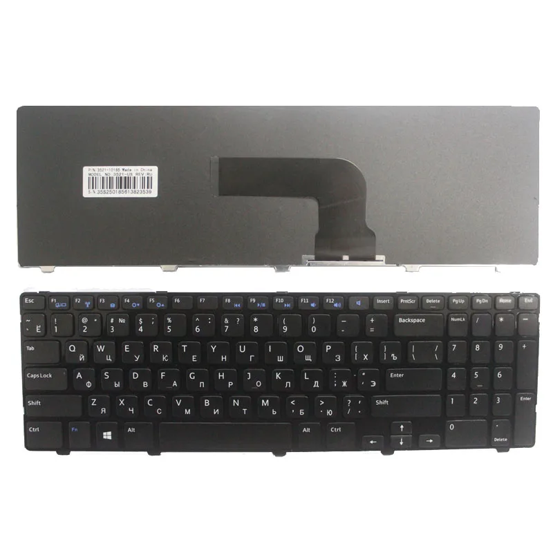 

Russian Laptop Keyboad For DELL insprion 15V 3521 15R 5521 M531R 2521 3537 5528 3328 5421 5537 5535 PK130SZ1A00 15V-1316 15-3521