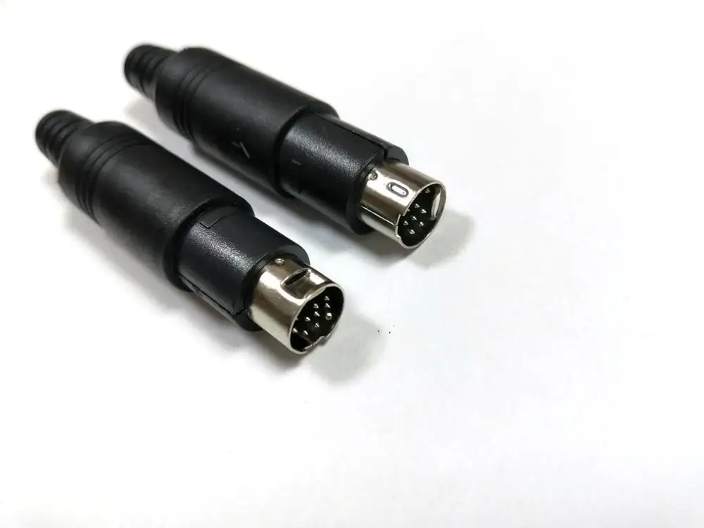 10PCS lot Mini DIN 9 pin stecker Neue