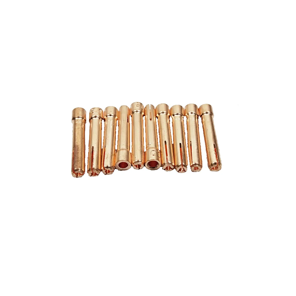 20pcs/4pcs 아르곤 용접 TIG 토치 소모품 1.0mm 1.6mm 2.0mm 2.4mm 3.0mm 3.2mm TIG 텅스텐 전극 콜레트