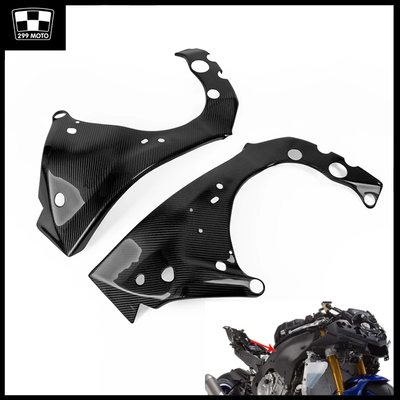 

R1 ABS Carbon Fiber YZFR1 Motorcycle Frame Cover Swing Arm Protection Cover For Yamaha YZF-R1 2015 2016 2017 2018 Body & Frame
