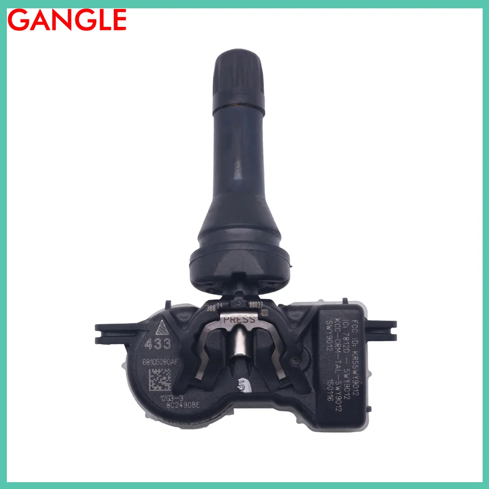 Dodge dart tpms sensor de pressão do pneu, para 2012 2013 2014 2015 2016 2017 2018, dodge dart, tpms, sensor de pressão tpms 433mhz 68105280af