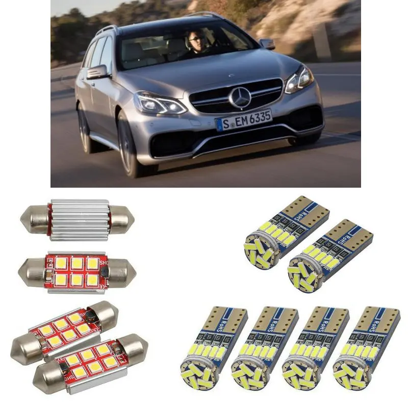 

Interior led Car lights For mercedes e class t model s212 estate bulbs for cars License Plate Light 14pc