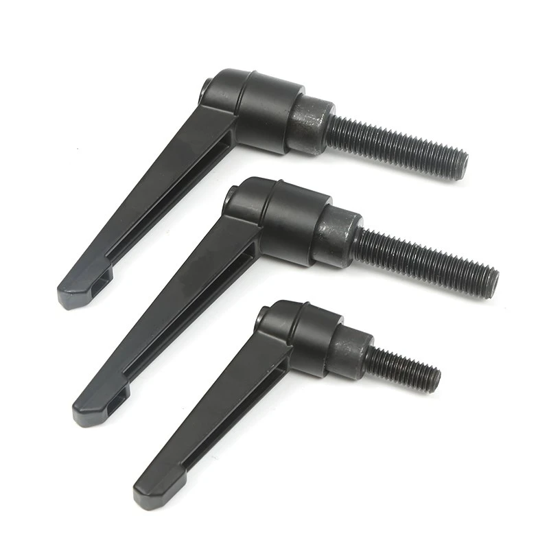 1pcs M5 M6 M8 M10 M12 Screws Clamping Lever Machinery L shape Adjustable Handle Locking External Male Thread Knob Bolt Screw