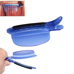Speed Separator Sectioning Clip for Hair Extension Installation 7 Tooth (Blue Color)