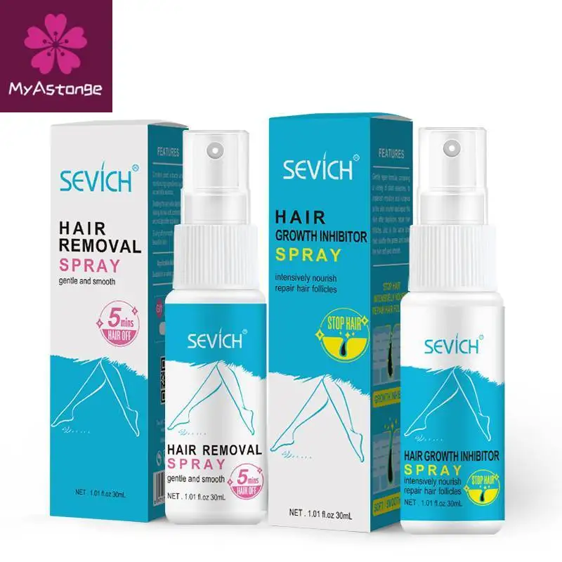 Sevich 30ml Herbal Hair Removal Spray Fast Painless Hair Removal Removes Underarm Hair Body Care Gentle Not Stimulating Removal