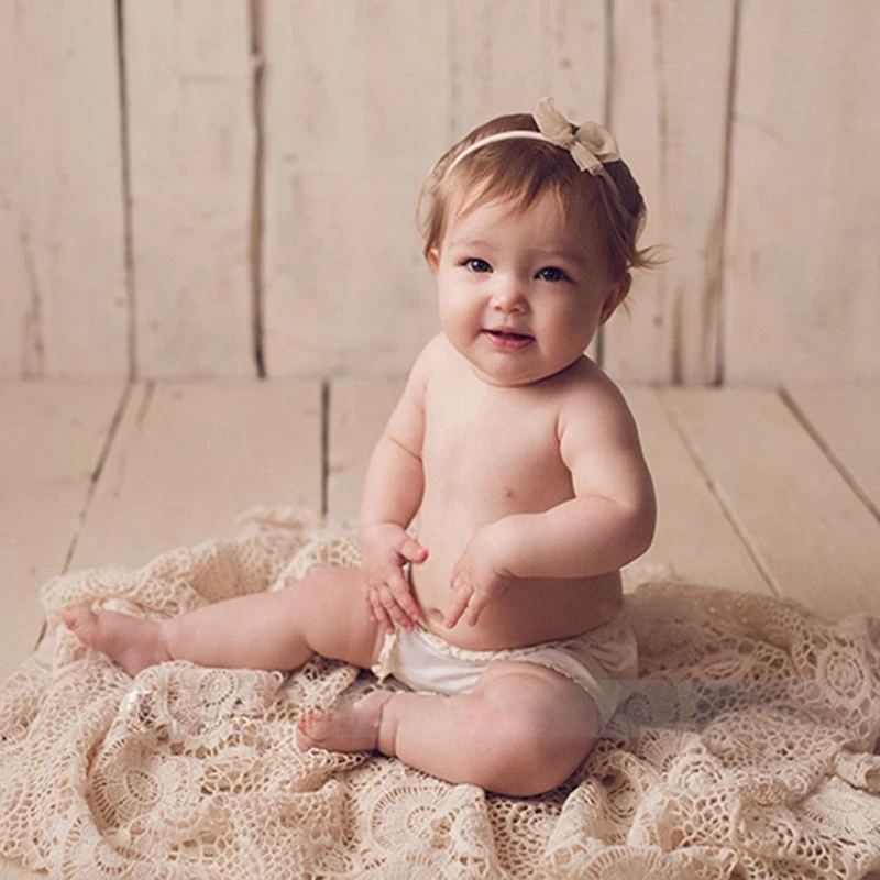 Baby Hohle Spitze Decke Baumwolle Handgemachte Hintergrund Decke Neugeborenen Fotografie Requisiten Korb Füllung Tuch Fotografie Zubehör