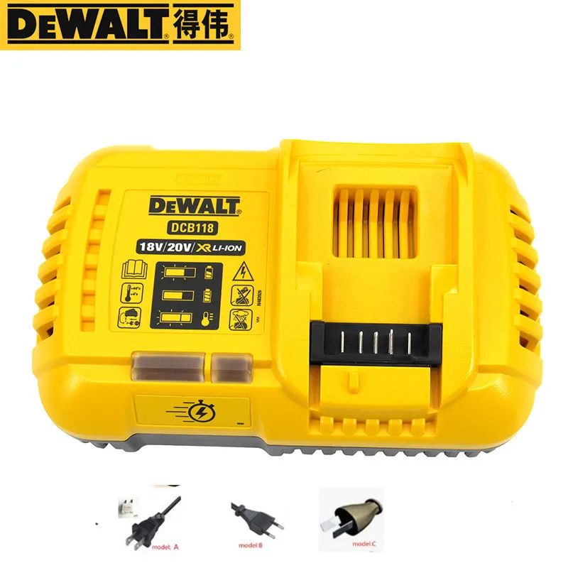 220-240 В DCB118 быстрое зарядное устройство для DEWALT 20 в 60 в MAX FLEXVOLT литий-ионный вентилятор охладитель DCB118B DCD991 DCD996 DCH481 DCG414 DCS520